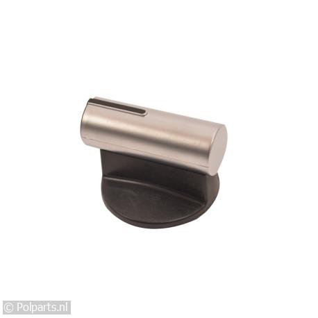 Gasknop chroom/zwart C00273785 - Indesit/Ariston-Blue Air - 92253020 - 8713411167461 - 92253020001 - C00273785 - J00273785 - 9.22.53.02-0 - 273785