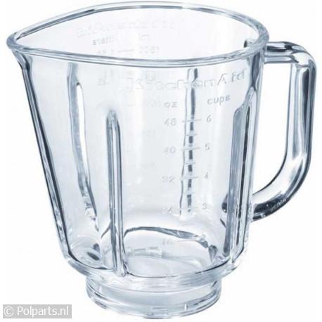 W10221782 Glazen Blenderkan - KitchenAid - 92713680 - 92713680001 - 482000007504 - 9.27.13.68-0 - 8713411215377