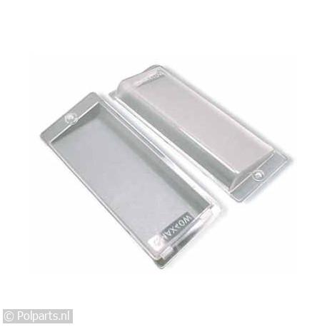 Kap van licht transparant 77x62mm - Bauknecht/Whirlpool - 92715390 - 5021879200211 - 92715390001 - 481946279687 - 9.27.15.39-0