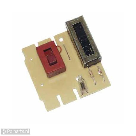 Print standen met lichtschakelaar - Bauknecht/Whirlpool - 92715460 - 5021879176820 - 92715460001 - 481921478247 - 9.27.15.46-0