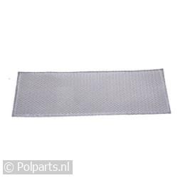Vetfilter metaal 450x160mm