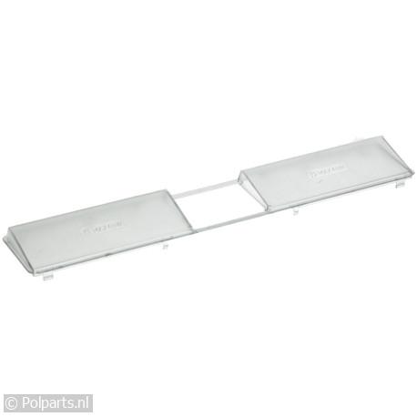 Glaasje van lamp 450x80mm - Bauknecht/Whirlpool - 92715490 - 5021879200228 - 92715490001 - 481244068044 - 9.27.15.49-0