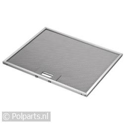 Filter metaal in houder 340x280mm