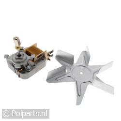 Ventilatormotor met waaier