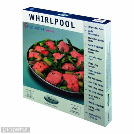 Crispplaat 30,5cm - Bauknecht/Whirlpool - 92716350 - 8015250040265 - 92716350001 - AVM305 480131000085 - 480131000085 - 9.27.16.35-0