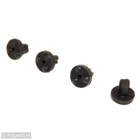 Dopje zwart - Bauknecht/Whirlpool - 481246368017 - 92716722 - 92716722001 - 9.27.16.72-2 - 8713411198946