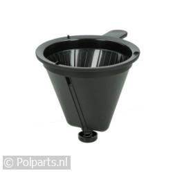 Filterbak zwart -met veer-