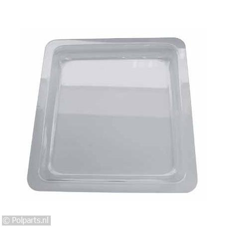 Lekbak van glas 355x320mm - Bauknecht/Whirlpool - 92743100 - 5021879147356 - 92743100001 - 481944058905 - 9.27.43.10-0