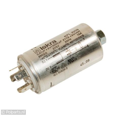 Condensator ontstoring 0,47uF - Bauknecht/Whirlpool - 92750100 - 8713411171369 - 92750100001 - 481212208003 - 9.27.50.10-0