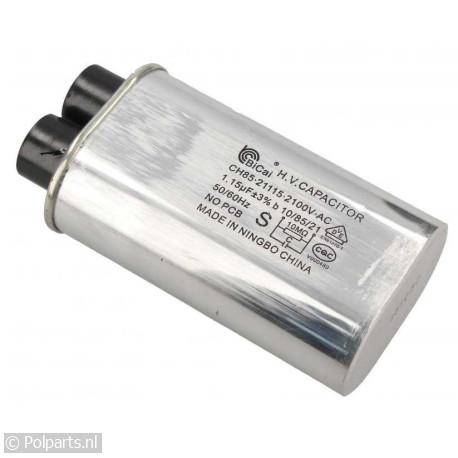 Condensator hoogspanning 1.15uF 2100V - Bauknecht/Whirlpool - 92750110 - 8713411171376 - 92750110001 - 481912138013 - 9.27.50.11-0
