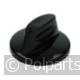 Knop van keramische kookplaat -zwart- - Bauknecht/Whirlpool - 92753040 - 5021879200525 - 92753040001 - 481241279247 - 9.27.53.04-0