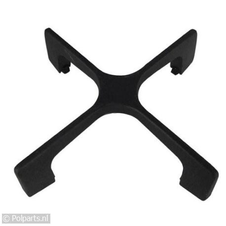 Pannendrager zwart 195mm breed 45mm hoog - Bauknecht/Whirlpool - 92755130 - 8713411171833 - 92755130001 - 480121104225 - 9.27.55.13-0