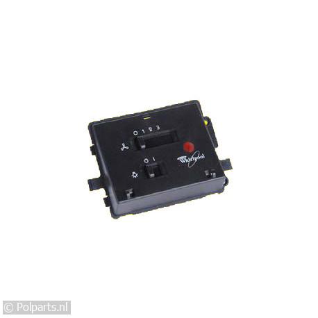 Controlepaneel print met bedieningspaneel - Bauknecht/Whirlpool - 92757060 - 8713411172090 - 92757060001 - 481945299412 - 9.27.57.06-0