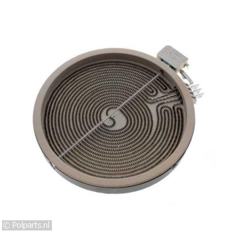 Verwarmingselement 2300W -rond- halogeen - Bauknecht/Whirlpool - 92758310 - 8713411172571 - 92758310001 - 480121101745 - 9.27.58.31-0