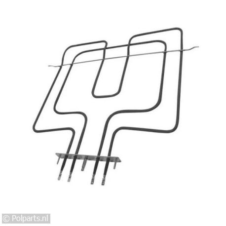 Verwarmingselement boven 900W / 1600W - Bauknecht/Whirlpool - 92758330 - 8713411172595 - 92758330001 - 481225998475 - 9.27.58.33-0