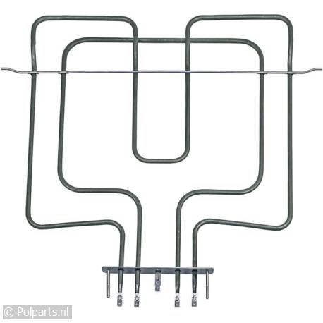 Verwarmingselement boven 900W / 1600W - Bauknecht/Whirlpool - 481225998474 - 92758410 - 8713411172670 - 92758410001 - 9.27.58.41-0