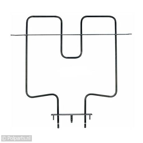 Verwarmingselement boven 1400W - Bauknecht/Whirlpool - 92758550 - 92758550001 - 481225998472 - C00525918 - 9.27.58.55-0 - 8713411199165