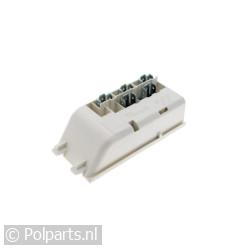 Aansluitblok van kookplaat