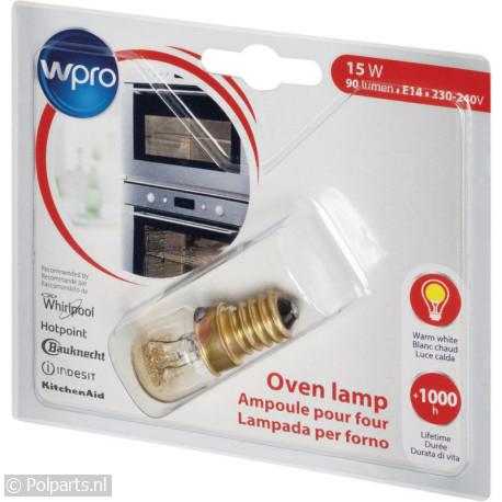 Oven/koelkastlamp 15W E14 - Wpro - 92779310 - 8015250588514 - 92779310001 - 484000008843 - 9.27.79.31-0