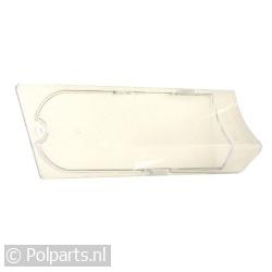 Glaasje van afzuigkap rechts 159x53mm