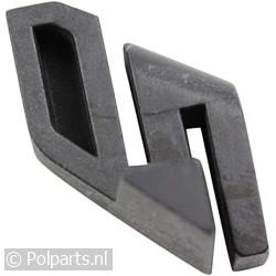 Rubber montageplaatje ter bescherming zetgroep