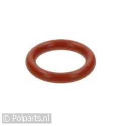 Siliconen O-ring rood