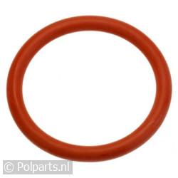 Siliconen O-ring rood