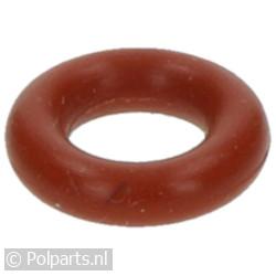 Siliconen O-ring rood