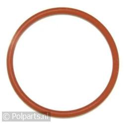 Siliconen O-ring rood