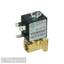 Magneetventiel 2 weg messing