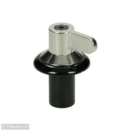 Knop chroom met vleugel - Smeg - 93953090 - 8713411177835 - 93953090001 - 694975294 - 9.39.53.09-0