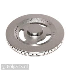 Branderkelk 12cm chroom wokbrander