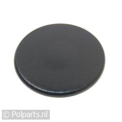 Branderdeksel 55mm -mat zwart-