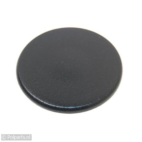 Branderdeksel 55mm -mat zwart- - Smeg - 93955470 - 8713411177958 - 93955470001 - 201050694 - 9.39.55.47-0