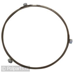 Meenemer ring van glasplaat