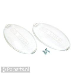 Glaasje van lamp 100x54mm