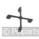 Pannendrager gietijzer 21x4cm - AEG/Electrolux/Zanussi - 94255030 - 8713411179310 - 94255030001 - 3546306014 - 9.42.55.03-0