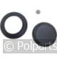 Knop Mat Zwart, met afdekplaatje - BK - 94753020 - 94753020001 - G1009 - 8713411238253 - 9.47.53.02-0