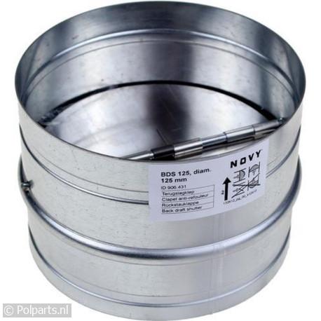 Terugslagklep 125 mm - Novy - 94941010 - 94941010001 - 56379301 - 9.49.41.01-0 - 5414425910489