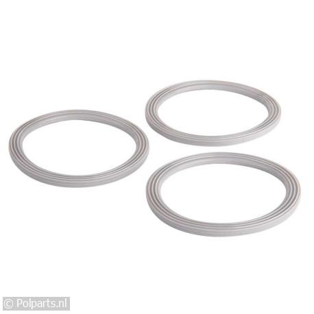 Afdichtingsrubber van blender -3 Stuks- - Kenwood - 95012400 - 5011423842769 - 95012400001 - KW680939 - 9.50.12.40-0