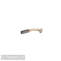 Koolborstel 20 x 7 x 5mm met veer