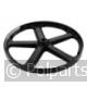 Snaarwiel Kunststof, 5 spaken - AEG/Electrolux/Zanussi - 1084895075 - 00119011 - 00119011001 - 8713411300790 - 0.01.19.01-1