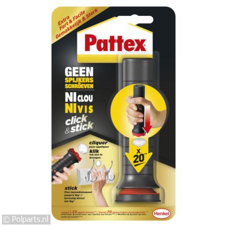 Click & Stick 6x30g - Pattex - 00006080 - 5410091324643 - 00006080001 - 2312985 - 0.00.06.08-0