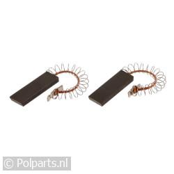 Koolborstel set - 43 x 13.5 5mm met veer/klem