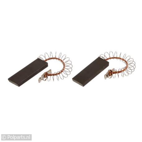 Koolborstel set - 43 x 13.5 5mm met veer/klem - Bosch/Siemens - 00616505 - 00547431 - 00547431001 - 8713411201585 - 5053197071167 - 0.05.47.43-1 - 8014025120539