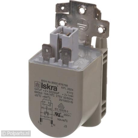 Condensator Ontstoring, 0,47Uf - Bosch/Siemens - 00623842 - 00550012 - 00550012001 - 8713411282164 - 0.05.50.01-2