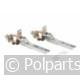 Scharnier kort metaal -PER 2- - Bosch/Siemens - 40531281 - 40531281001 - 00268698 - 268698 - 4.05.31.28-1 - 8713411203862