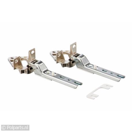 Scharnier kort metaal -PER 2- - Bosch/Siemens - 40531281 - 40531281001 - 00268698 - 268698 - 4.05.31.28-1 - 8713411203862
