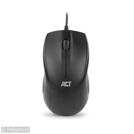 Bedrade full size optische muis 1000 DPI - ACT - AC5105 - AC5006 - 74625094 - 8716065559552 - 74625094001 - 7.46.25.09-4
