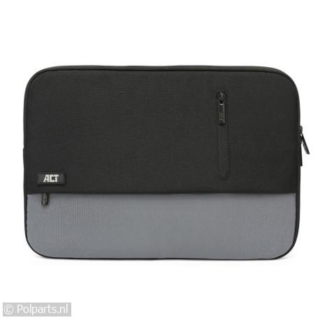 Urban Notebook Sleeve 14,1 inch Zwart/Grijs - ACT - AC8540 - 74627524 - 8716065491661 - 74627524001 - 7.46.27.52-4 - ACA56078801